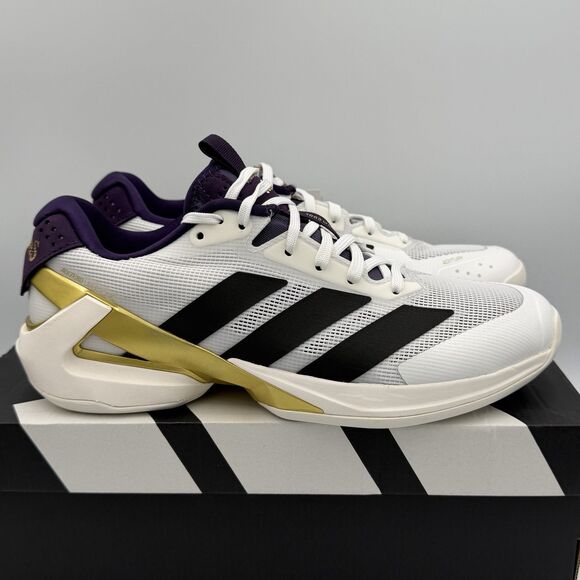 adidas Adizero Ubersonic 5 Tennis Men Sz 7.5 White Sneakers Athletic Shoe JQ3778 main image 2